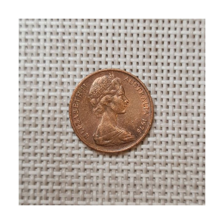 Australia 1 Cent 1975 KM-62 VF
