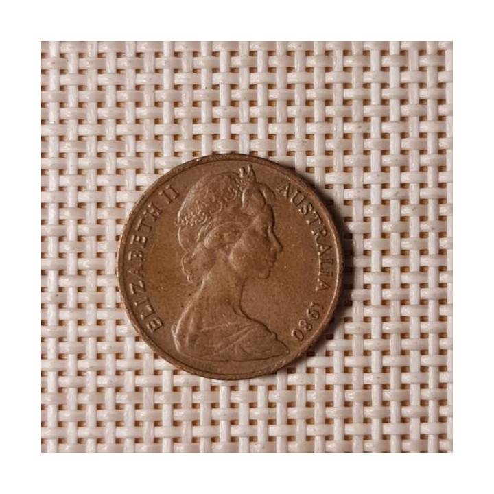 Australia 1 Cent 1980 KM-62 VF