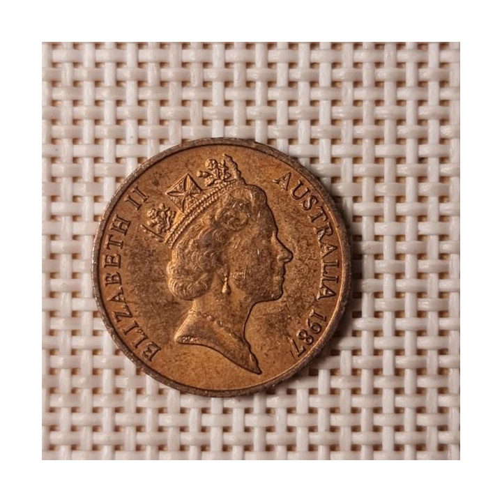 Australia 1 Cent 1987 KM-78 VF