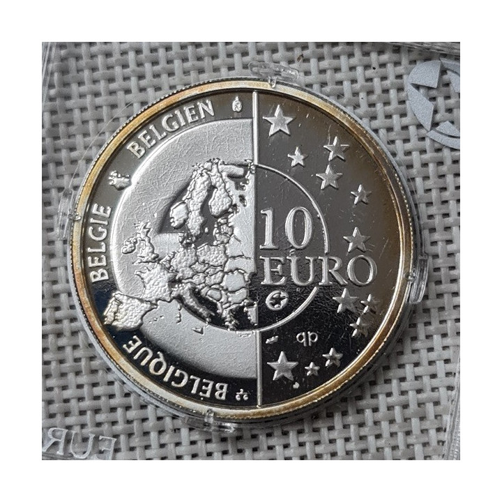 Belgium 10 Euro 2005 "Liberation" KM-252 Proof