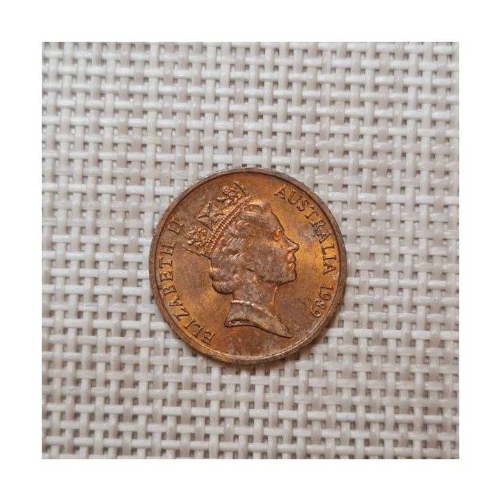 Australia 1 Cent 1989 KM-78 VF