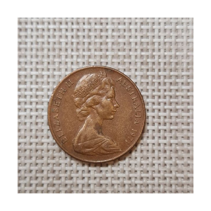 Australia 2 Cents 1971 KM-63 VF