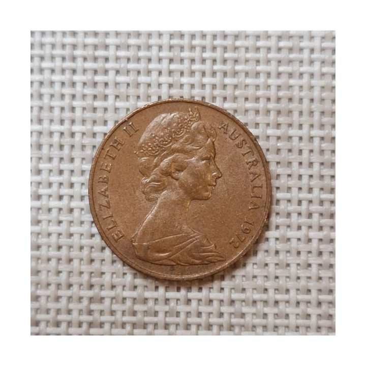 Australia 2 Cents 1972 KM-63 VF