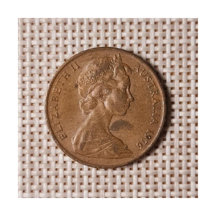 Australia 2 Cents 1976 KM-63 VF