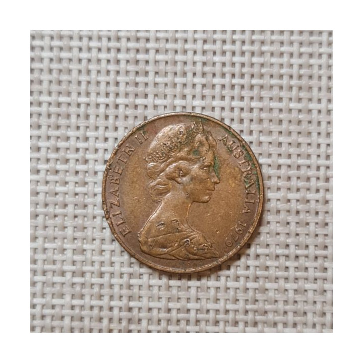 Australia 2 Cents 1979 KM-63 VF