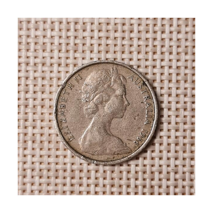 Australia 5 Cents 1966 KM-64 VF