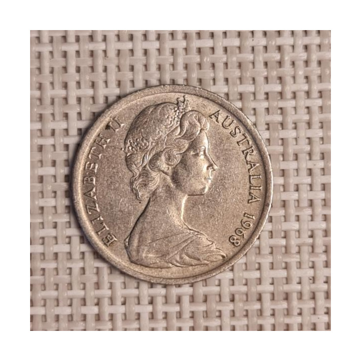 Australia 5 Cents 1968 KM-64 VF