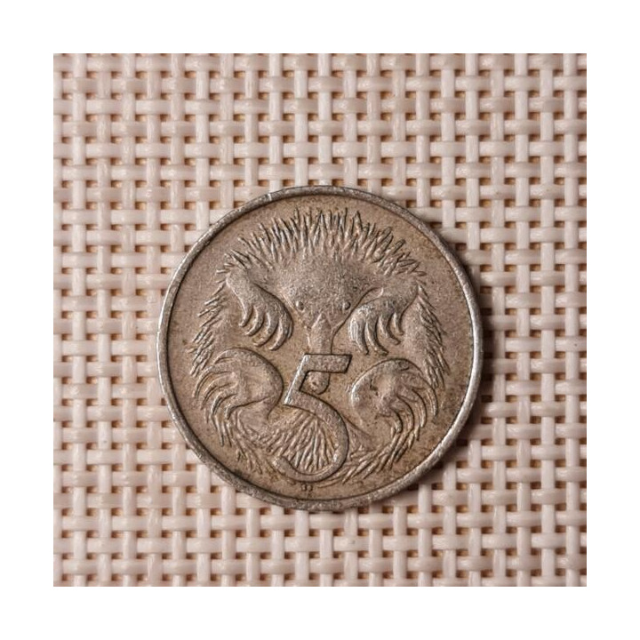 Australia 5 Cents 1969 KM-64 VF