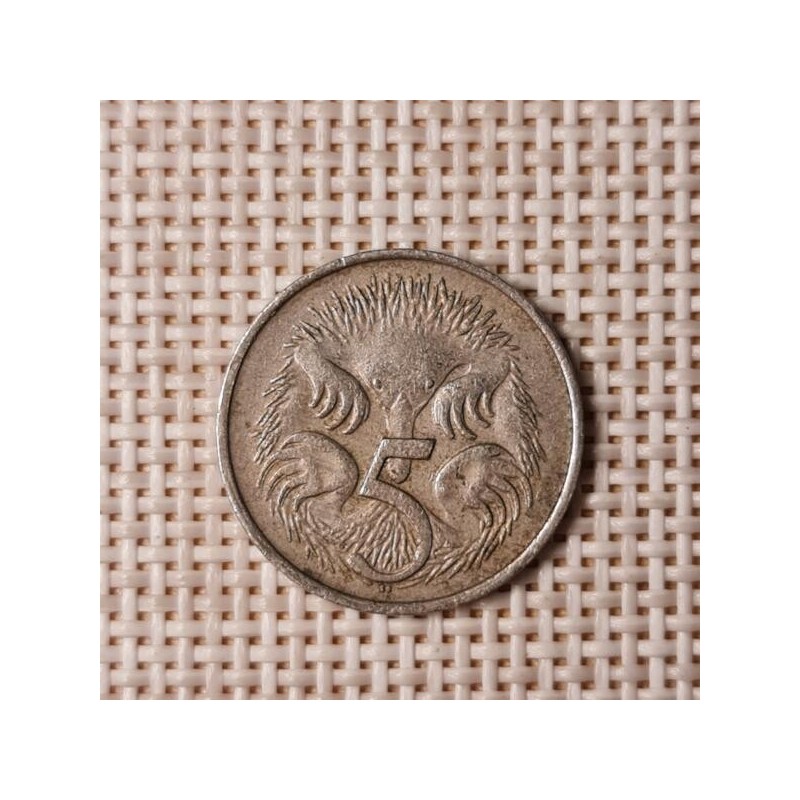 Australia 5 Cents 1971 KM-64 VF