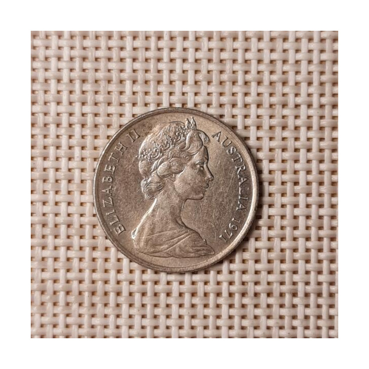 Australia 5 Cents 1971 KM-64 VF