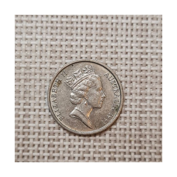 Australia 5 Cents 1991 KM-80 VF