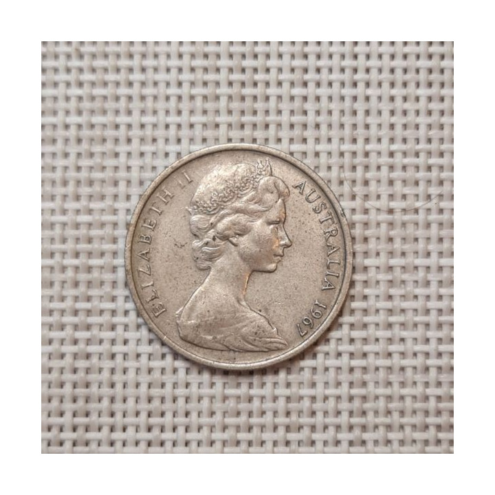 Australia 10 Cents 1967 KM-65 VF