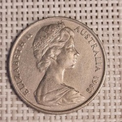 Australia 10 Cents 1968 KM-65 VF