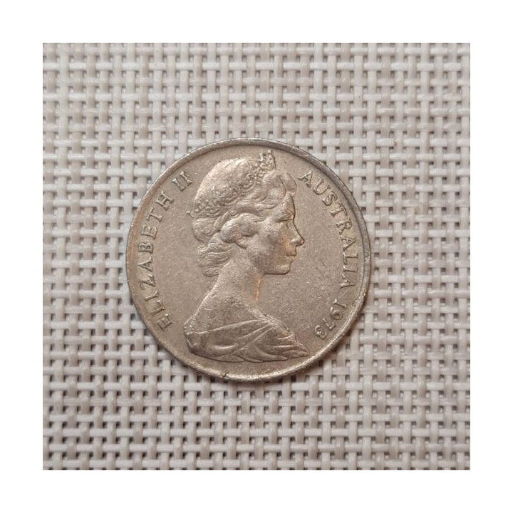 Australia 10 Cents 1973 KM-65 VF