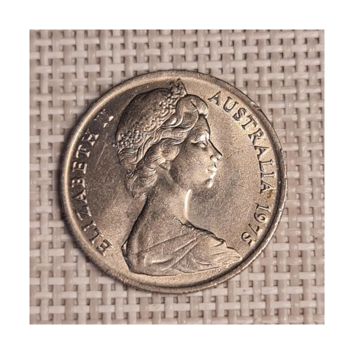 Australia 10 Cents 1975 KM-65 VF