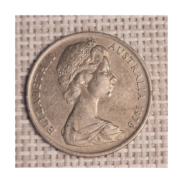 Australia 10 Cents 1976 KM-65 VF