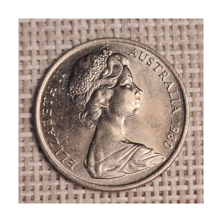 Australia 10 Cents 1980 KM-65 VF