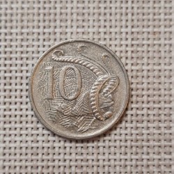 Australia 10 Cents 1990 KM-81 VF