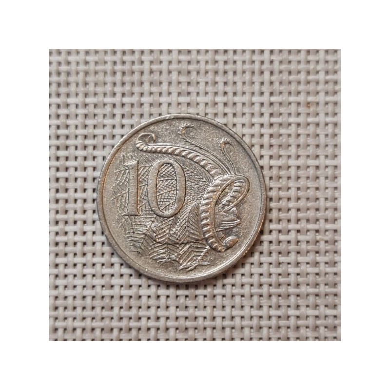 Australia 10 Cents 1990 KM-81 VF