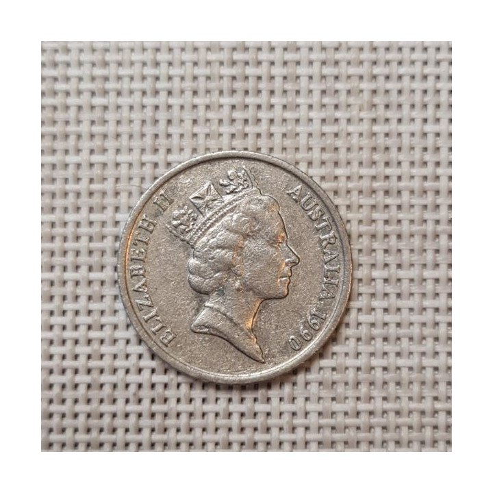 Australia 10 Cents 1990 KM-81 VF