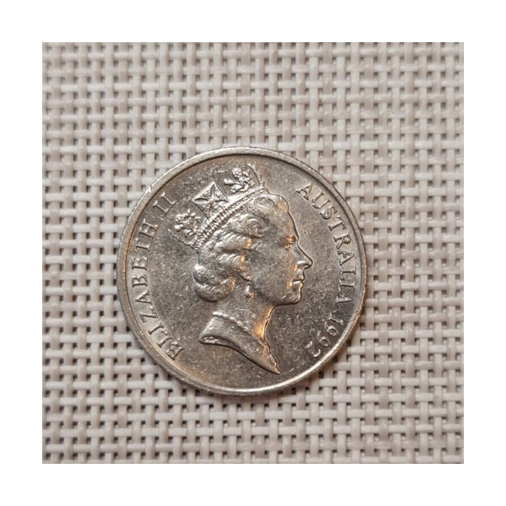 Australia 10 Cents 1992 KM-81 VF