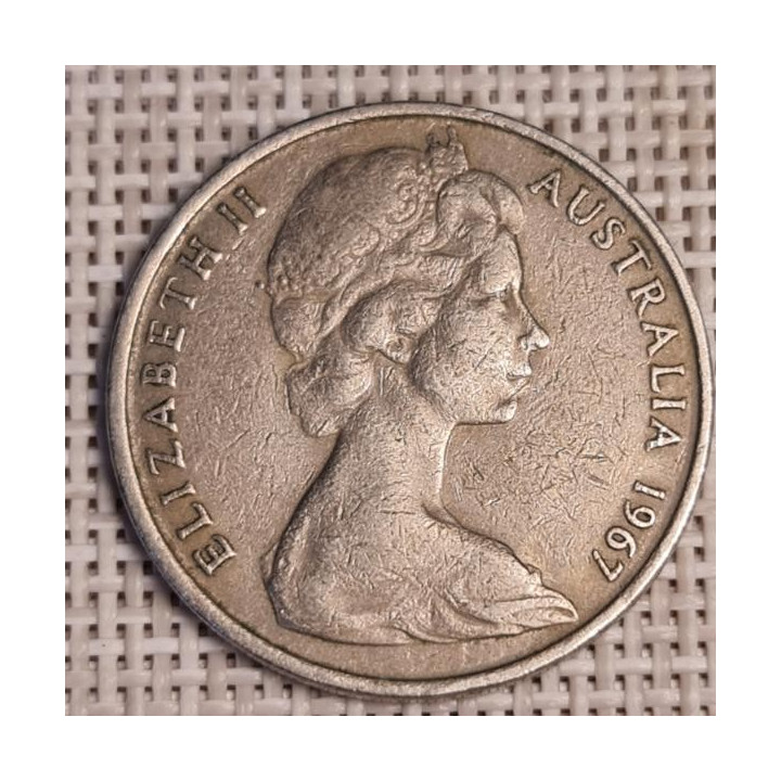 Australia 20 Cents 1967 KM-66 VF