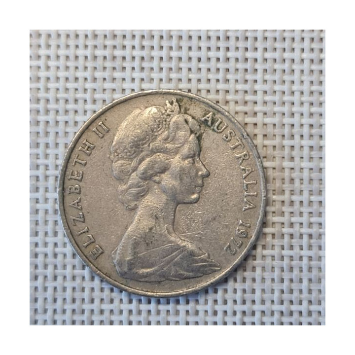 Australia 20 Cents 1972 KM-66 VF