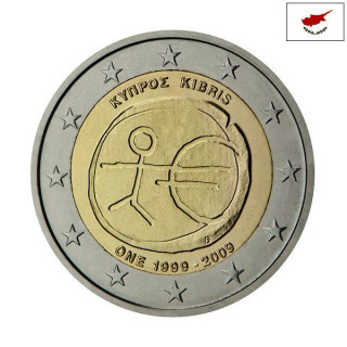 Cyprus 2 Euro 2009 "EMU" UNC