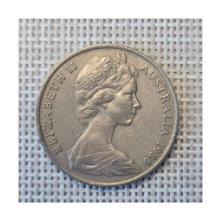 Australia 20 Cents 1980 KM-66 VF