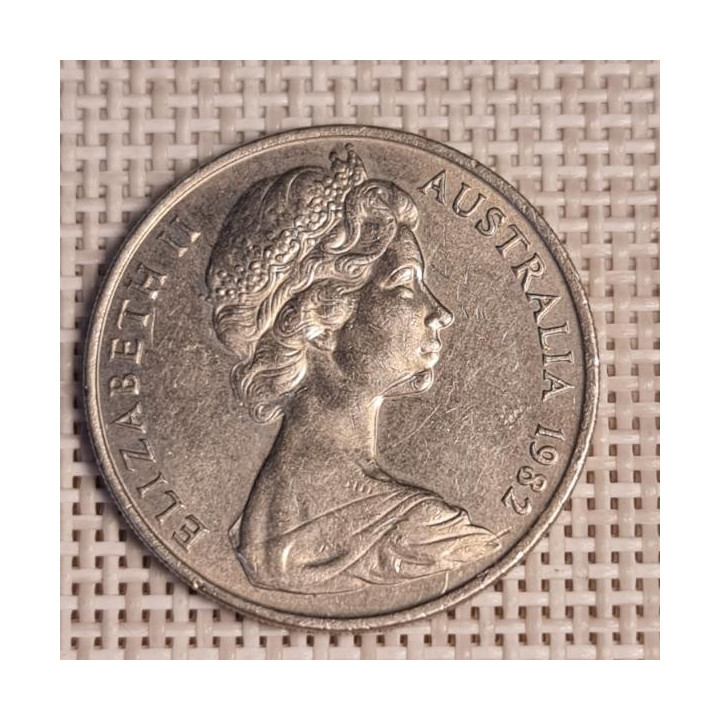 Australia 20 Cents 1982 KM-66 VF