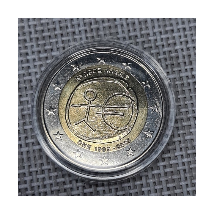 Cyprus 2 Euro 2009 "EMU" BU (Capsule)