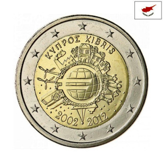 Cyprus 2 Euro 2012 "TYE" UNC