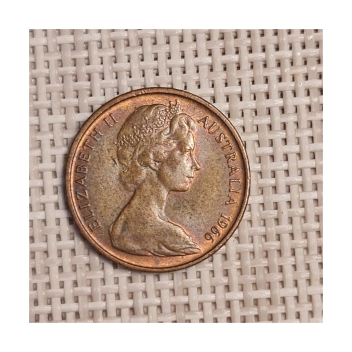 Australia 1 Cent 1966 KM-62 VF
