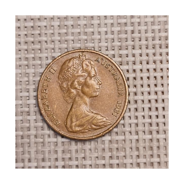 Australia 1 Cent 1981 KM-62 VF