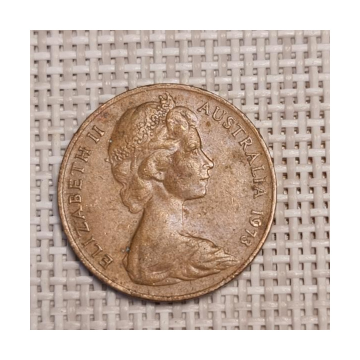 Australia 2 Cents 1973 KM-63 VF