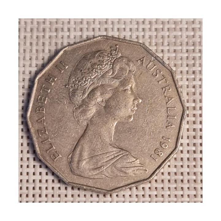 Australia 50 Cents 1981 KM-68 VF