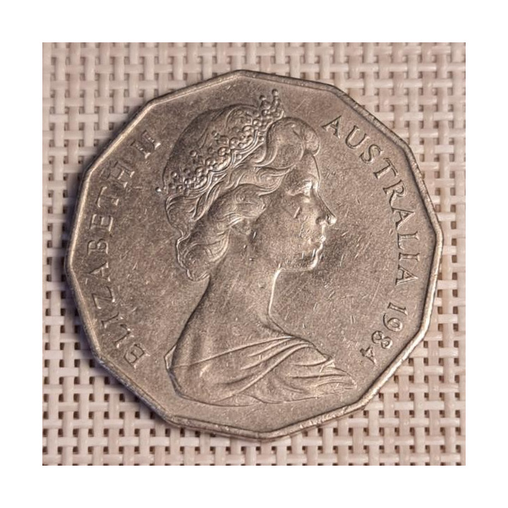 Australia 50 Cents 1984 KM-68 VF