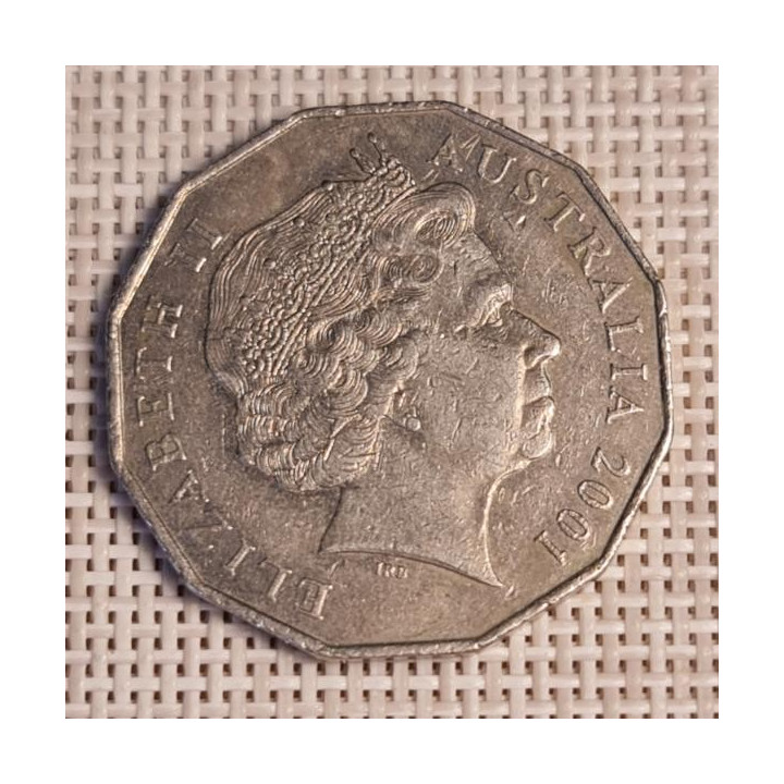 Australia 50 Cents 2001 "Australia" KM-491.1 VF