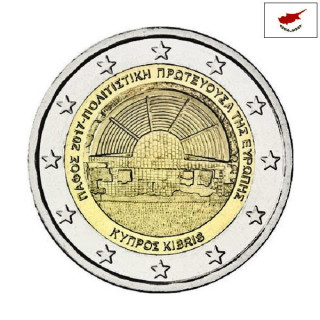 Cyprus 2 Euro 2017 "Paphos" UNC
