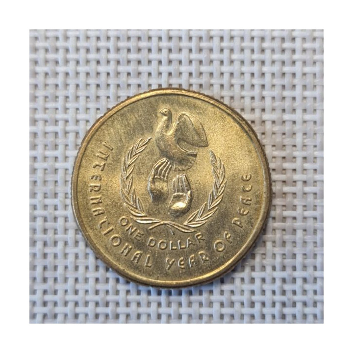 Australia 1 Dollar 1986 "Peace" KM-87 VF