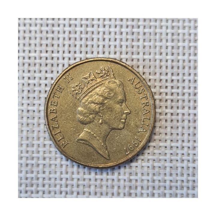 Australia 1 Dollar 1997 "Charles Kingsford Smith" KM-327 VF