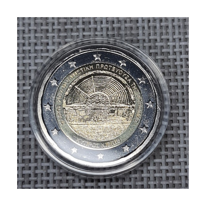 Cyprus 2 Euro 2017 "Paphos" BU (Capsule)