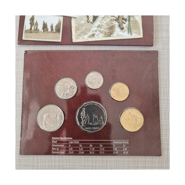 Australia 6 Coin Set (5 Cents - 2 Dollars) 2005 BU