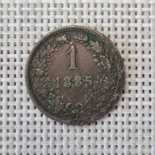 Austria 1 Kreuzer 1885 KM-2187 VF