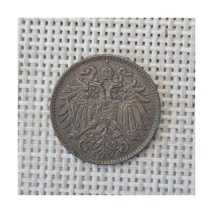 Austria 2 Hellers 1893 KM-2801 VF