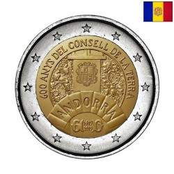 Andorra 2 Euro 2019 "General Council" BU (Coin Card)