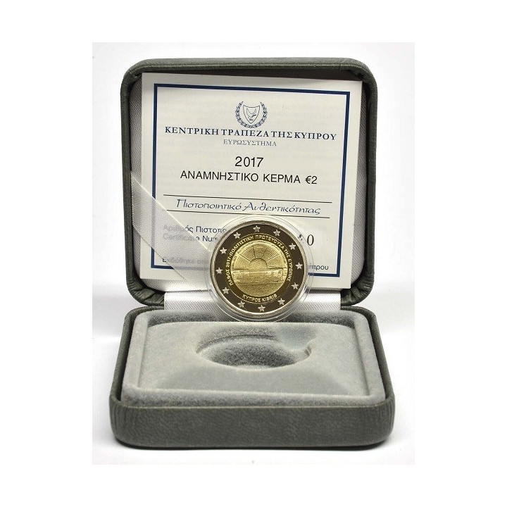 Cyprus 2 Euro 2017 "Paphos" Proof