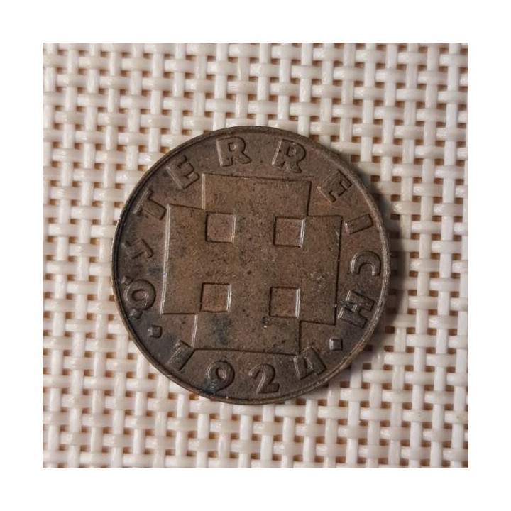 Austria 200 Kroner 1924 KM-2833 VF