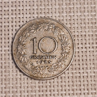 Austria 10 Groschen 1925 KM-2838 VF