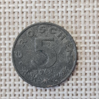 Austria 5 Groschen 1962 KM-2875 VF